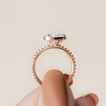 Load image into Gallery viewer, DAHL PEAR CUT MOISSANITE ENGAGEMENT RING