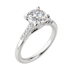 Load image into Gallery viewer, SOMA ROUND CUT MOISSANITE ENGAGEMENT RING