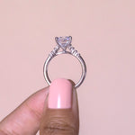 Load image into Gallery viewer, SOMA PRINCESS CUT MOISSANITE ENGAGEMENT RING