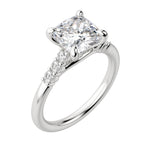 Load image into Gallery viewer, SOMA CUSHION CUT MOISSANITE ENGAGEMENT RING