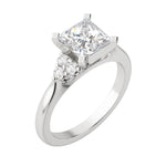 Load image into Gallery viewer, CALM PRINCESS CUT MOISSANITE ENGAGEMENT RING