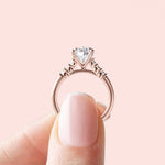 Load image into Gallery viewer, SOMA PEAR CUT MOISSANITE ENGAGEMENT RING
