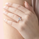 Load image into Gallery viewer, SOMA PEAR CUT MOISSANITE ENGAGEMENT RING