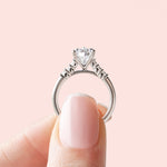 Load image into Gallery viewer, SOMA PEAR CUT MOISSANITE ENGAGEMENT RING