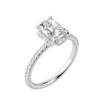 Load image into Gallery viewer, SORA RADIANT CUT MOISSANITE ENGAGEMENT RING