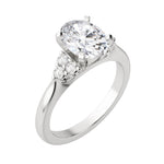 Load image into Gallery viewer, CALM OVAL CUT MOISSANITE ENGAGEMENT RING