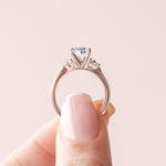 Load image into Gallery viewer, CALM PEAR CUT MOISSANITE ENGAGEMENT RING