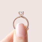 Load image into Gallery viewer, RAIA PEAR CUT MOISSANITE ENGAGEMENT RING