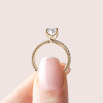 Load image into Gallery viewer, RAIA PEAR CUT MOISSANITE ENGAGEMENT RING