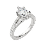 Load image into Gallery viewer, RAIA PEAR CUT MOISSANITE ENGAGEMENT RING