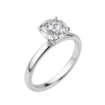 Load image into Gallery viewer, BARE 4-PRONG ROUND CUT MOISSANITE ENGAGEMENT RING