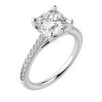 Load image into Gallery viewer, SONE CUSHION CUT MOISSANITE ENGAGEMENT RING