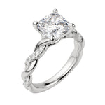 Load image into Gallery viewer, LILT CUSHION CUT MOISSANITE ENGAGEMENT RING