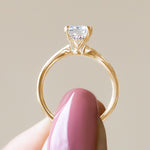 Load image into Gallery viewer, IRIS RADIANT CUT MOISSANITE ENGAGEMENT RING