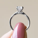 Load image into Gallery viewer, IRIS RADIANT CUT MOISSANITE ENGAGEMENT RING