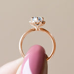 Load image into Gallery viewer, ALTO PEAR CUT MOISSANITE ENGAGEMENT RING