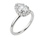 Load image into Gallery viewer, ALTO PEAR CUT MOISSANITE ENGAGEMENT RING