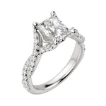 Load image into Gallery viewer, DITA RADIANT CUT MOISSANITE ENGAGEMENT RING