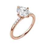 Load image into Gallery viewer, RHOS OVAL CUT MOISSANITE ENGAGEMENT RING