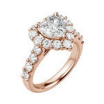 Load image into Gallery viewer, VAIL BOLD HEART CUT MOISSANITE ENGAGEMENT RING