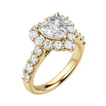 Load image into Gallery viewer, VAIL BOLD HEART CUT MOISSANITE ENGAGEMENT RING