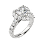 Load image into Gallery viewer, VAIL BOLD HEART CUT MOISSANITE ENGAGEMENT RING