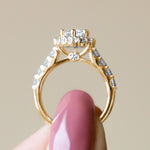 Load image into Gallery viewer, VAIL BOLD MARQUISE CUT MOISSANITE ENGAGEMENT RING