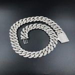 Load image into Gallery viewer, silver cuban link chain