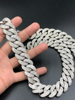 Load image into Gallery viewer, cuban link chain silver