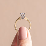Load image into Gallery viewer, CHIC ACCENTED RADIANT CUT MOISSANITE ENGAGEMENT RING