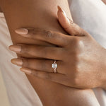 Load image into Gallery viewer, CHIC CLASSIC RADIANT CUT MOISSANITE ENGAGEMENT RING