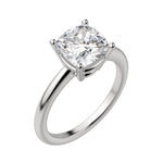 Load image into Gallery viewer, EAVE CLASSIC CUSHION CUT MOISSANITE ENGAGEMENT RING