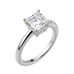 Load image into Gallery viewer, EAVE CLASSIC ASSCHER CUT MOISSANITE ENGAGEMENT RING