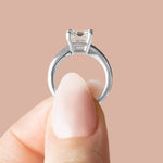 Load image into Gallery viewer, EAVE CLASSIC EMERALD CUT MOISSANITE ENGAGEMENT RING