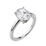 Load image into Gallery viewer, EAVE CLASSIC OVAL CUT MOISSANITE ENGAGEMENT RING