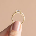 Load image into Gallery viewer, EAVE CLASSIC PRINCESS CUT MOISSANITE ENGAGEMENT RING