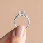 Load image into Gallery viewer, EAVE CLASSIC PRINCESS CUT MOISSANITE ENGAGEMENT RING