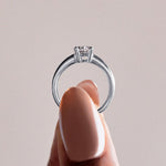 Load image into Gallery viewer, EAVE CLASSIC PEAR CUT MOISSANITE ENGAGEMENT RING