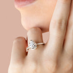 Load image into Gallery viewer, HELM PRINCESS CUT MOISSANITE ENGAGEMENT RING