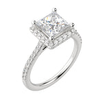 Load image into Gallery viewer, HELM PRINCESS CUT MOISSANITE ENGAGEMENT RING