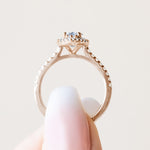 Load image into Gallery viewer, EROS OVAL CUT MOISSANITE ENGAGEMENT RING