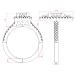 Load image into Gallery viewer, EROS OVAL CUT MOISSANITE ENGAGEMENT RING