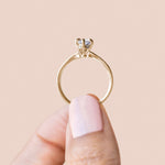 Load image into Gallery viewer, IRIS MARQUISE CUT MOISSANITE ENGAGEMENT RING