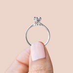 Load image into Gallery viewer, IRIS MARQUISE CUT MOISSANITE ENGAGEMENT RING