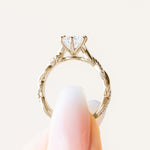 Load image into Gallery viewer, LILT ROUND CUT MOISSANITE ENGAGEMENT RING