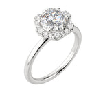 Load image into Gallery viewer, ALTO ROUND CUT MOISSANITE ENGAGEMENT RING