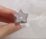 Load image into Gallery viewer, STAR SHAPED MOISSANITE DIAMOND RAPPER STYLISH HIP HOP MEN’S & WOMEN UNISEX RING