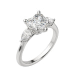 Load image into Gallery viewer, LILY CLASSIC HEART CUT MOISSANITE ENGAGEMENT RING