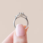 Load image into Gallery viewer, LILY CLASSIC HEART CUT MOISSANITE ENGAGEMENT RING