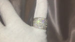 Load image into Gallery viewer, FULL ICED OUT MOISSANITE CUSTOM MEN’S SPINNING BAND PARTY RINGS,HIP HOP JEWELRY